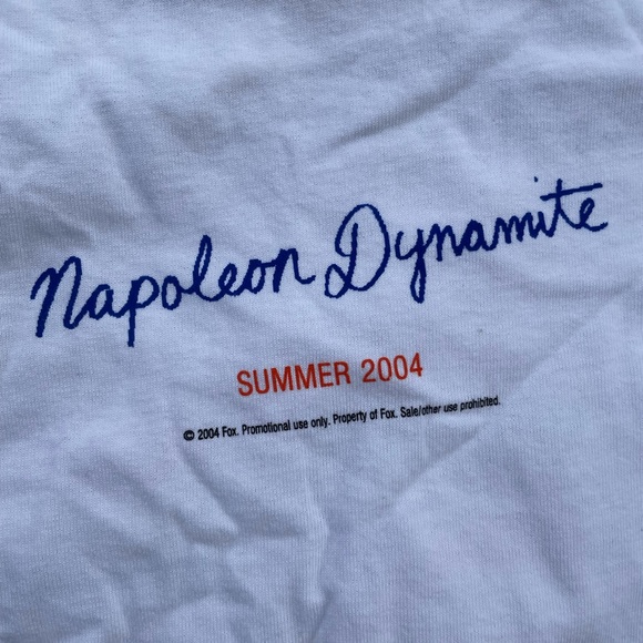 RARE 2004 Original Movie Promotional Shirt Vote For Summer Napoleon Dynamite L - Picture 5 of 8